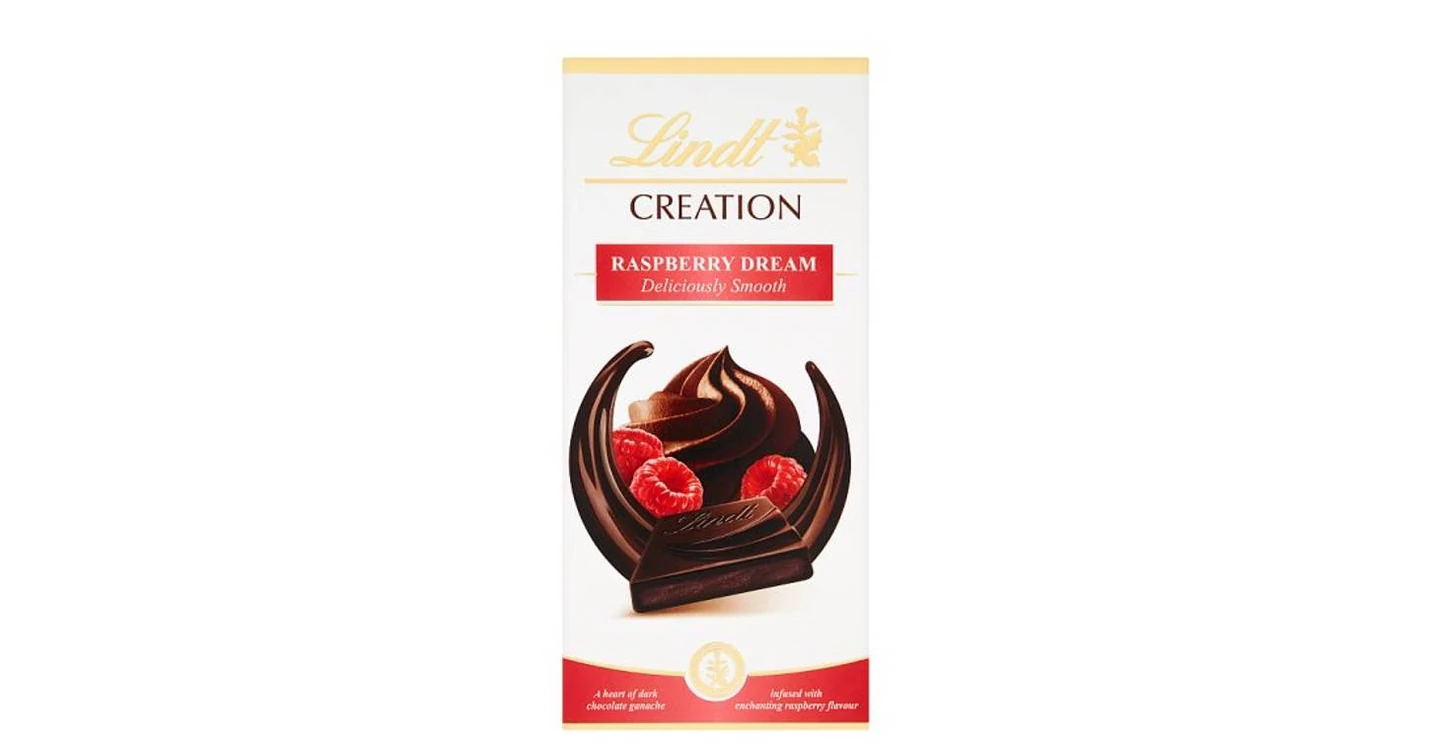 Lindt Creation Raspberry Étcsokoládé [150g] - Édesség, Kávé, Tea ...