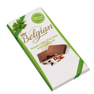 Belgian Reduced Sugar Mogyorós Tejcsokoládé [100g]