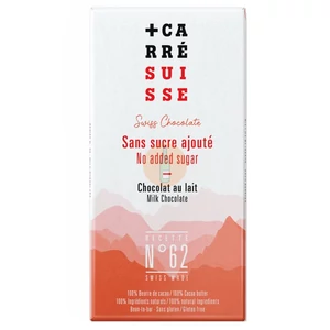 Carré Suisse Alpesi Tejcsokoládé No Sugar Added No62 [90g]