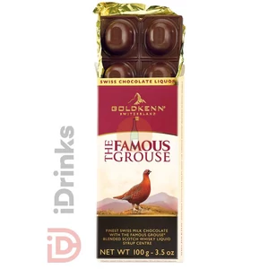 Goldkenn Famous Grouse Whisky-vel Töltött Csokoládé [100g]