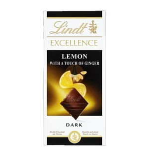 Lindt Excellence Citromos Gyömbéres Csokoládé [100g]