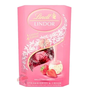 Lindt Lindor Epres Fehércsokoládé Golyó [200g]