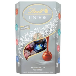 Lindt Lindor Silver Vegyes Csokoládé Golyó Válogatás [200g]