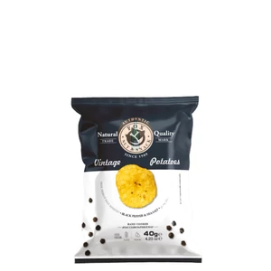 FOX Premium Black Pepper & Sea Salt Chips [40g]