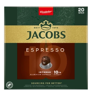 Jacobs Espresso 10 Intenso Nespresso Kompatibilis Kávékapszula (20 db) [104g]