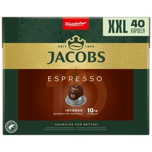 Jacobs Espresso 10 Intenso Nespresso Kompatibilis Kávékapszula (40 db) [208g]