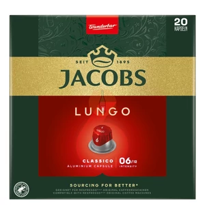 Jacobs Lungo 6 Classico Nespresso Kompatibilis Kávékapszula (20 db) [104g]