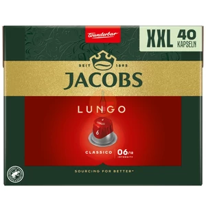 Jacobs Lungo 6 Classico Nespresso Kompatibilis Kávékapszula (40 db) [208g]