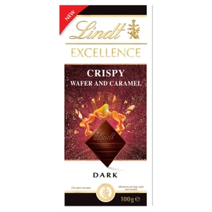 Lindt Excellence Crispy Wafer&Caramel Étcsokoládé [100g]