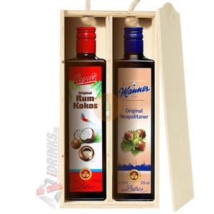Manner Original - Casali Rum-Kokos Duo Pack Fadobozban [2*0,5L|15%]