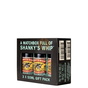 Shanky's Whip Black Irish Whiskey Likőr Matchbox Mini Pack [0,15L|33%]