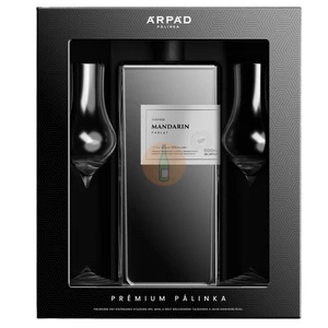 Árpád Prémium Mandarin Párlat (DD+2 Tulipán Pohár) [0,5L|40%]