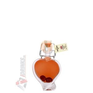 Bolyhos Ágyas Cigánymeggy Pálinka (Szív alakú csatos üveg) [0,04L|50%]