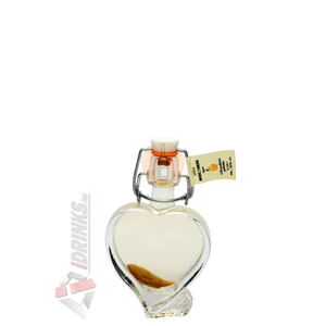 Bolyhos Ágyas Vilmoskörte Pálinka (Szív alakú csatos üveg) [0,04L|50%]