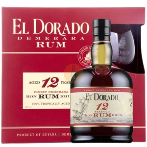 El Dorado 12 Years Rum (DD + Pohár) [0,7L|40%]