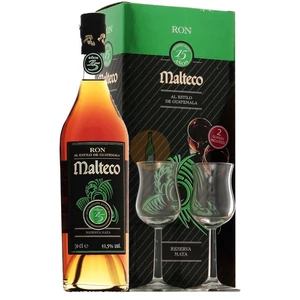 Malteco 15 Years Rum (DD+2 Pohár) [0,7L|40%]