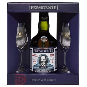 Presidente Marti 15 Years Rum (DD+Pohár) [0,7L|40%]