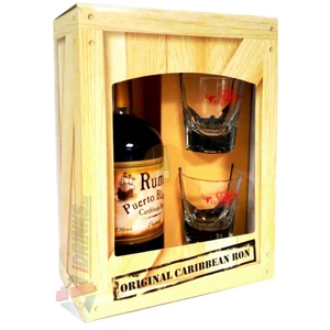 Puerto Blanco Rum (DD+2 Pohár) [0,5L|37,5%]