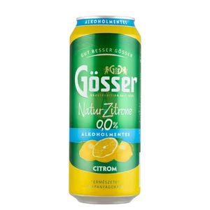 Gösser Natur Zitrone Alkoholmentes /Dobozos/ [0,5L|0%] [24db/pack]