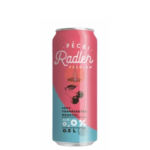 Pécsi Radler Kontroll Meggyes /Dobozos/ [0,5L|0%] [24db/pack]