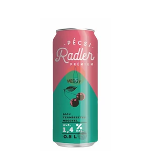 Pécsi Radler Meggy /Dobozos/ [0,5L|1,4%] [24db/pack]