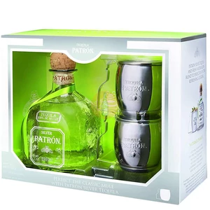 Patron Silver Tequila (DD + 2 Pohár) [0,7L|40%]