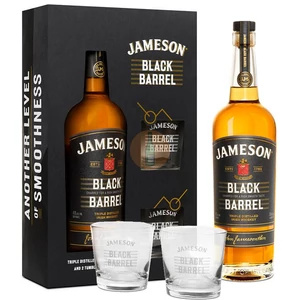 Jameson Black Barrel Whiskey (DD+2 Pohár) [0,7L|40%]