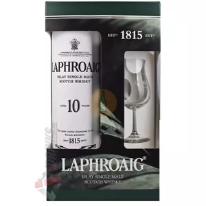 Laphroaig 10 Years Whisky (DD+Pohár) [0,7L|40%]