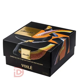 ChocoMe Voilé Kandírozott Fűszeres Spanyol Narancshéj Étcsokoládéval Bevonva [120g]