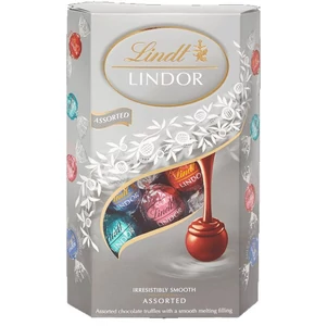 Lindt Lindor Mega Silver Csokoládé Golyó Válogatás [337g]