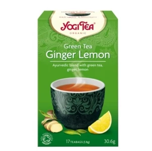 Yogi Tea Gyömbér és Citrom Bio Zöld Tea (Ginger - Lemon) [17 Filter]
