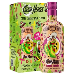 Cream Heroes Lupita Pasión Tequilalikőr (DD+Pohár) [0,7L|17%] 