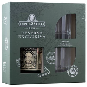 Diplomatico Reserva Exclusiva Rum (DD+2 Pohár) [0,7L|40%]