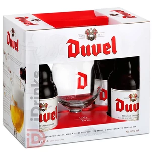 Duvel 4-es Pack (DD+Pohár) [4*0,33L|8,5%]